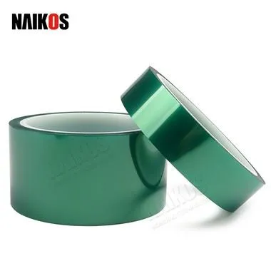 شريط بوليستر PET ذو درجة حرارة عالية باللون الأخضر